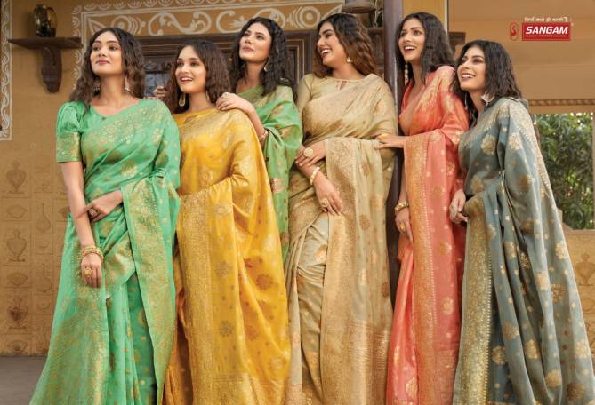 Sangam Hast Kala New Exclusive Wear Designer Cotton Handloom Saree Collection